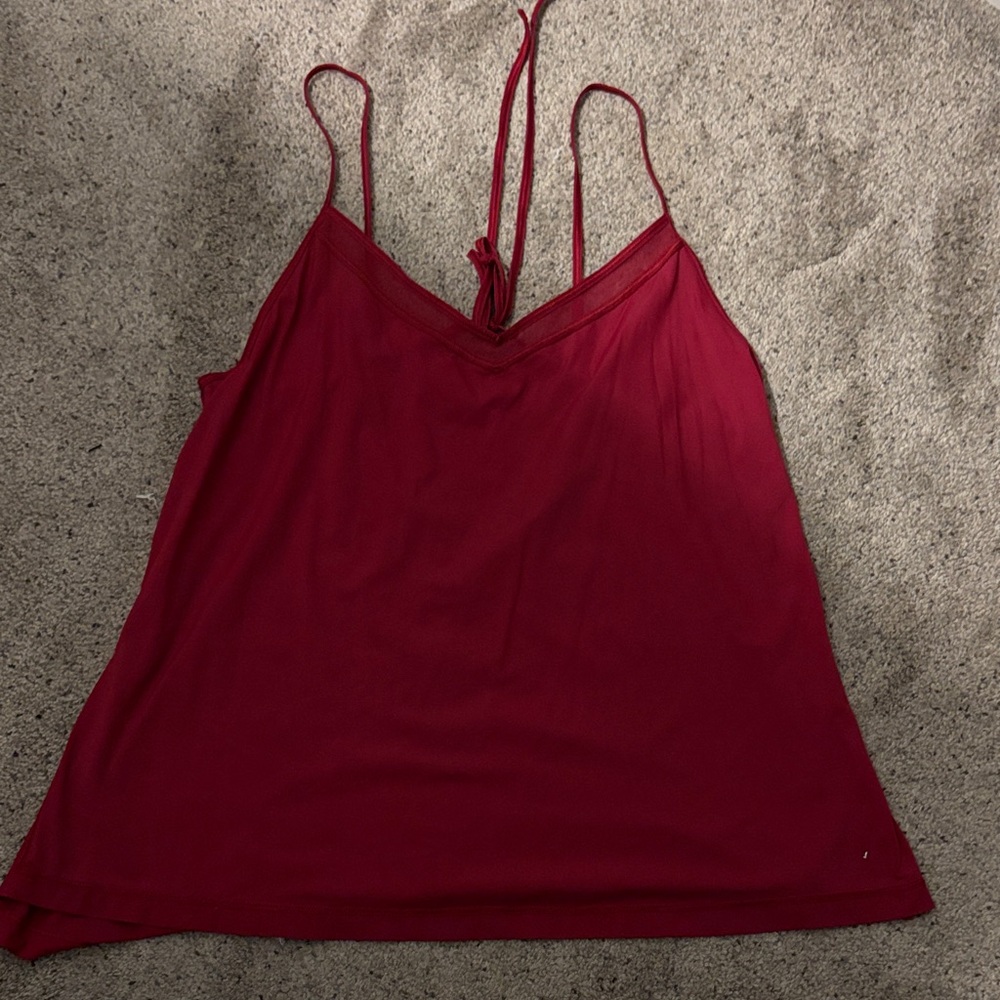Lululemon Athletica Burgundy Tank Top